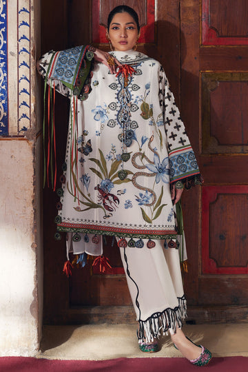 Elan | Luxury Lawn 25 | AZUREH (EL25-04 B) by Elan - Designer Dress - Type: Ladies Clothes - Available at Sana Yasir - 100% Original