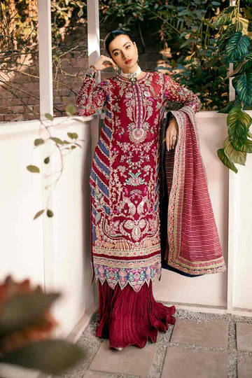 Ezra | Wedding Collection | Poppy by Ezra - Designer Dress - Type: Bridal - Available at Sana Yasir - 100% Original