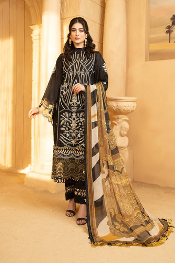 Hemstitch | Summer Luxury Lawn 24 | Cocoa by Hemstitch - Designer Dress - Type: Luxury - Available at Sana Yasir - 100% Original