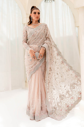 Maria B | Bridal Couture | Pale Pink MC-909 by Maria B - Designer Dress - Type: Ladies Clothes - Available at Sana Yasir - 100% Original