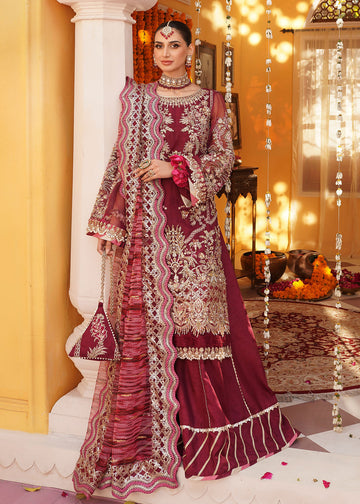 Mehak Yaqoob | Serene Wedding Formals | Jazzberry by Mehak Yaqoob - Designer Dress - Type: Bridal - Available at Sana Yasir - 100% Original