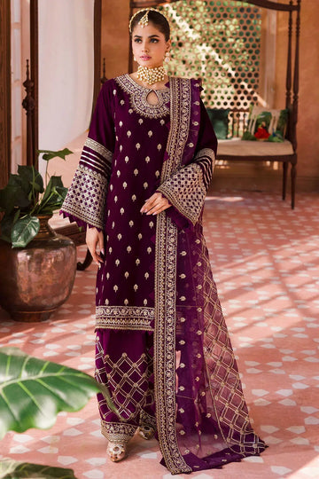 Motifz | Grand Velour Velvet Collection | 4405 by Motifz - Designer Dress - Type: Formal - Available at Sana Yasir - 100% Original