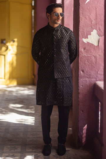 Pakistani Manswear | Deepak Perwani | Jkt1434 by Sana Yasir - Designer Dress - Type: MensWear - Available at Sana Yasir - 100% Original