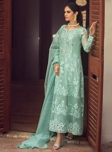 Zainab Chottani | Luxury Pret | AQUA GLORY by Zainab Chottani - Designer Dress - Type: Ladies Clothes - Available at Sana Yasir - 100% Original