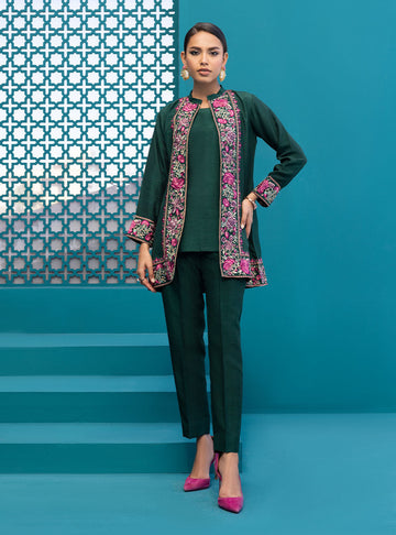 Zainab Chottani | Luxury Pret | CRIMSON GREEN by Zainab Chottani - Designer Dress - Type: Ladies Clothes - Available at Sana Yasir - 100% Original