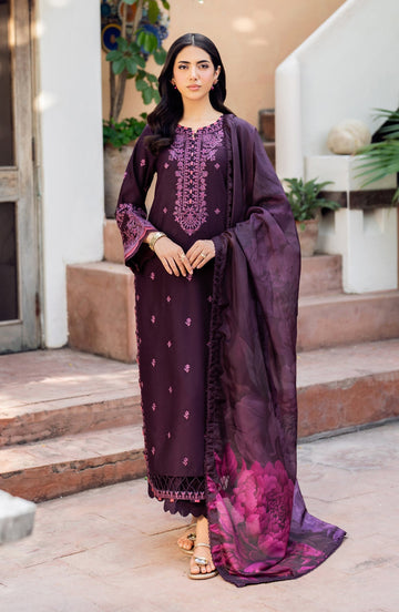 Zarif | Nura Textured Lawn 25 | FAHA by Zarif - Designer Dress - Type: Ladies Clothes - Available at Sana Yasir - 100% Original