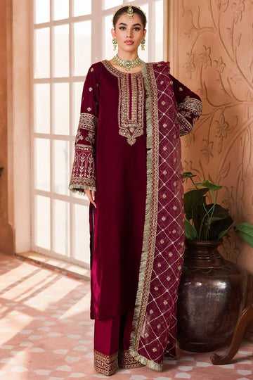 Motifz | Grand Velour Velvet Collection | 4407 by Motifz - Designer Dress - Type: Formal - Available at Sana Yasir - 100% Original