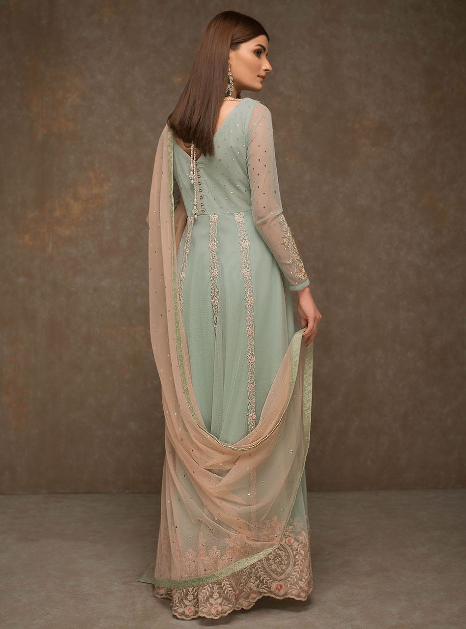 Zainab Chottani | Semi Formals | MINT CRUSH by Zainab Chottani - Designer Dress - Type: Ladies Clothes - Available at Sana Yasir - 100% Original