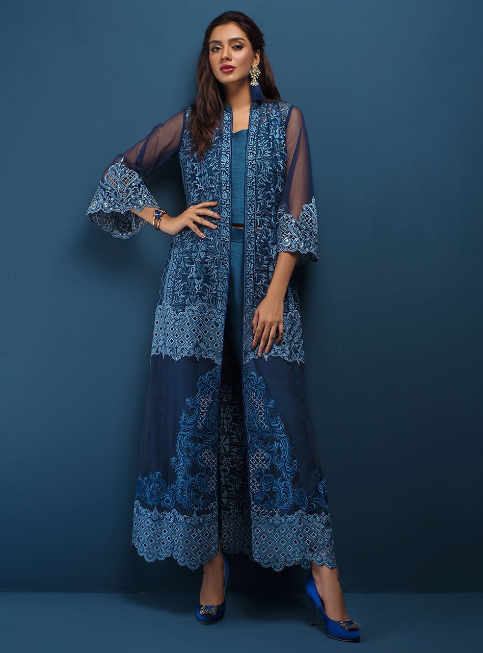 Zainab Chottani | Luxury Pret | MIDNIGHT SYMPHONY by Zainab Chottani - Designer Dress - Type: Ladies Clothes - Available at Sana Yasir - 100% Original