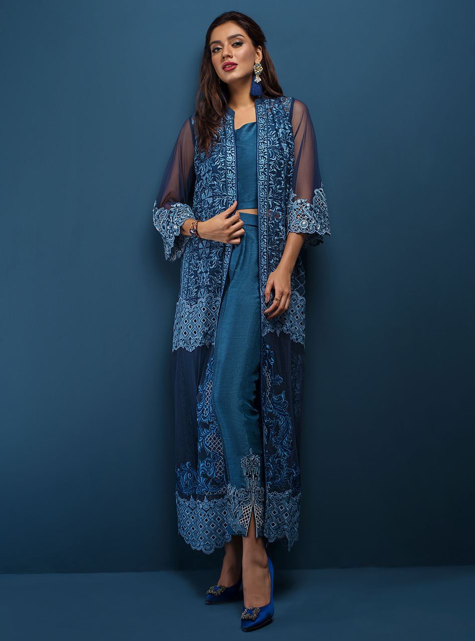 Zainab Chottani | Luxury Pret | MIDNIGHT SYMPHONY by Zainab Chottani - Designer Dress - Type: Ladies Clothes - Available at Sana Yasir - 100% Original