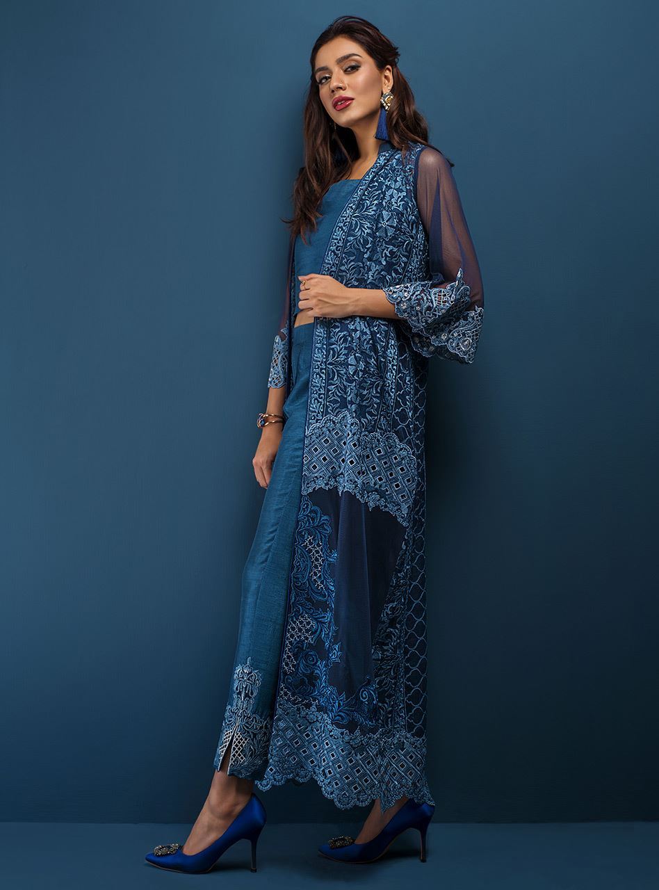Zainab Chottani | Luxury Pret | MIDNIGHT SYMPHONY by Zainab Chottani - Designer Dress - Type: Ladies Clothes - Available at Sana Yasir - 100% Original