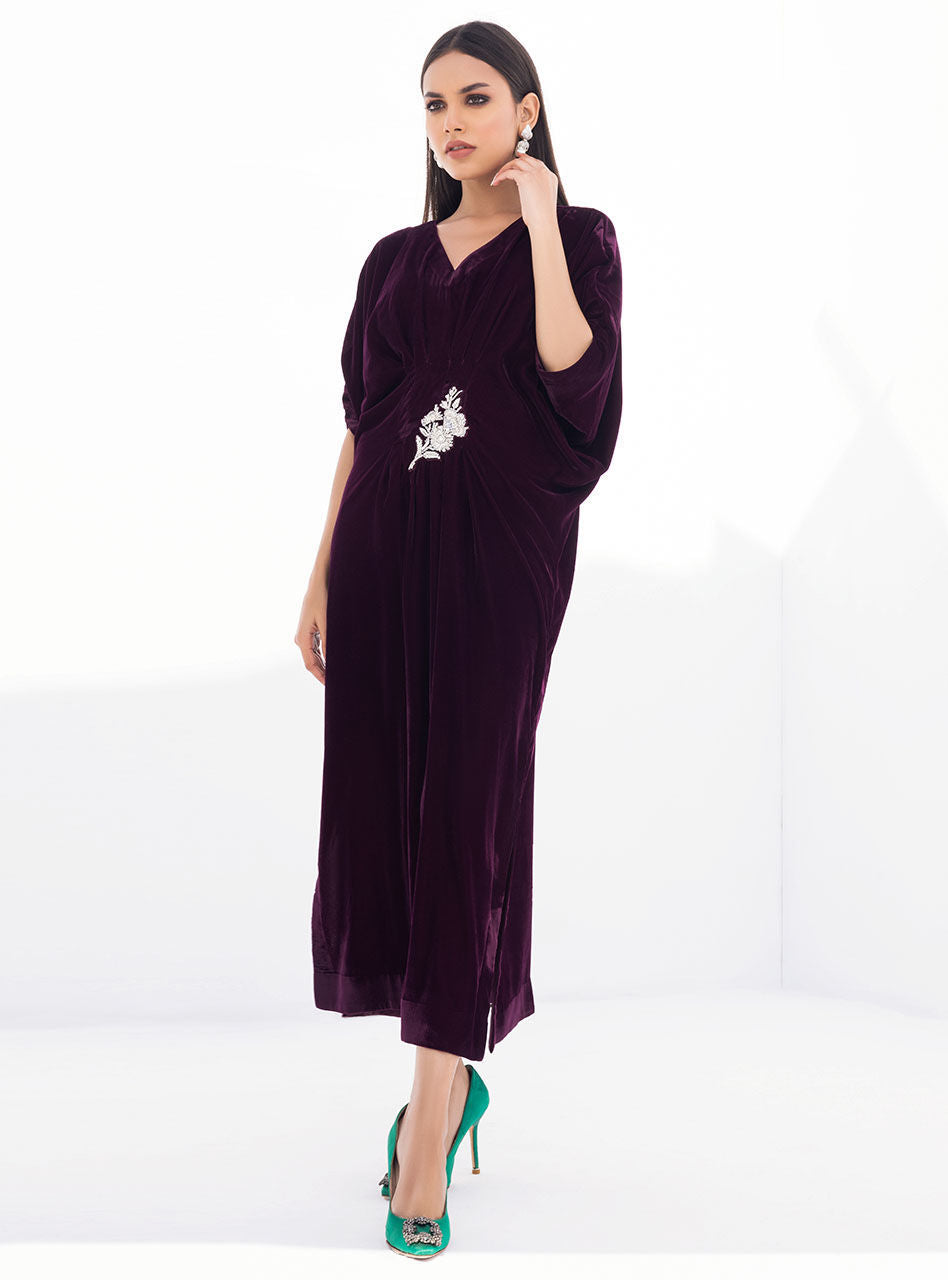Zainab Chottani | Luxury Pret | PLUM WAVE by Zainab Chottani - Designer Dress - Type: Ladies Clothes - Available at Sana Yasir - 100% Original