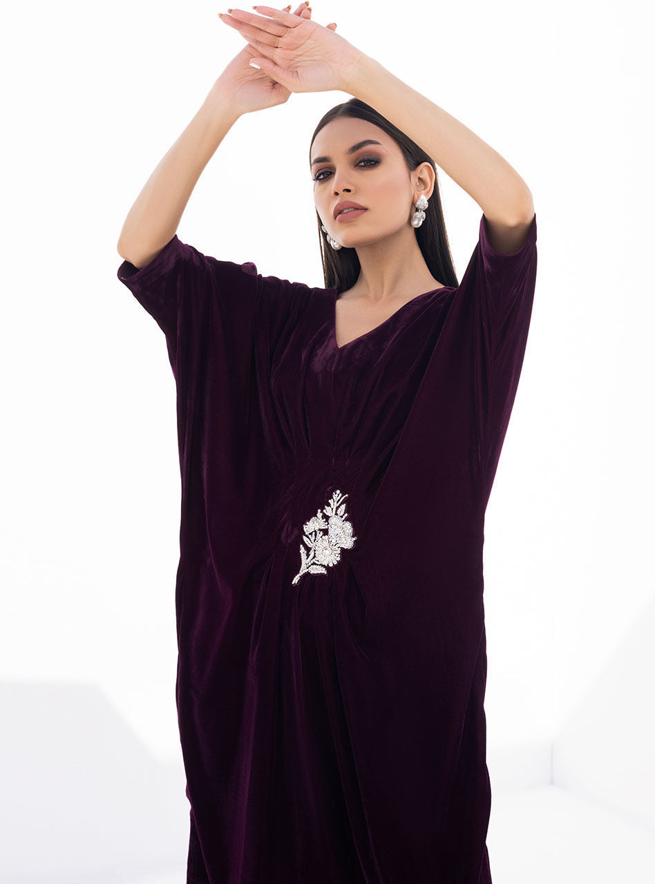 Zainab Chottani | Luxury Pret | PLUM WAVE by Zainab Chottani - Designer Dress - Type: Ladies Clothes - Available at Sana Yasir - 100% Original