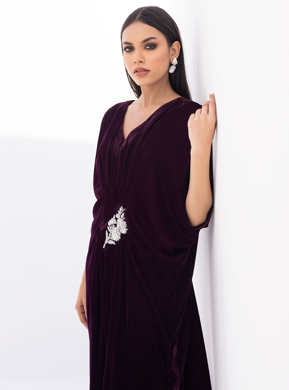 Zainab Chottani | Luxury Pret | PLUM WAVE by Zainab Chottani - Designer Dress - Type: Ladies Clothes - Available at Sana Yasir - 100% Original
