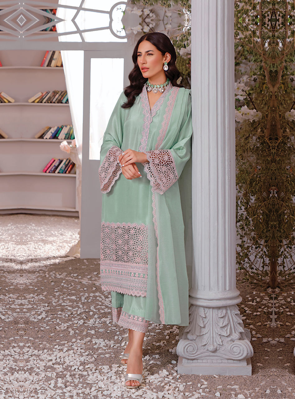Zainab Chottani | Luxury Pret | MINT DELIGHT by Zainab Chottani - Designer Dress - Type: Ladies Clothes - Available at Sana Yasir - 100% Original