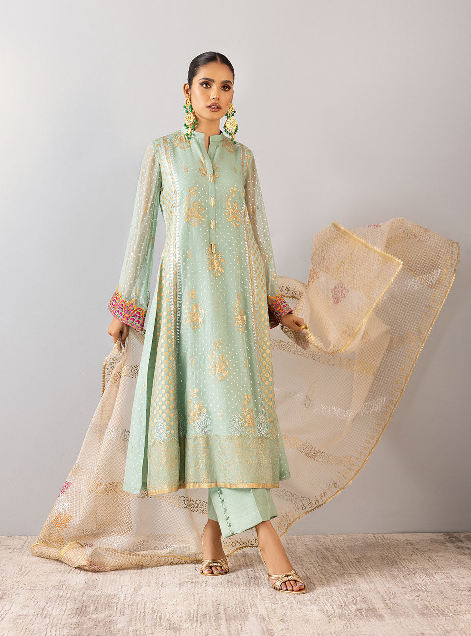 Zainab Chottani | Luxury Pret | MINT ORCHID by Zainab Chottani - Designer Dress - Type: Ladies Clothes - Available at Sana Yasir - 100% Original