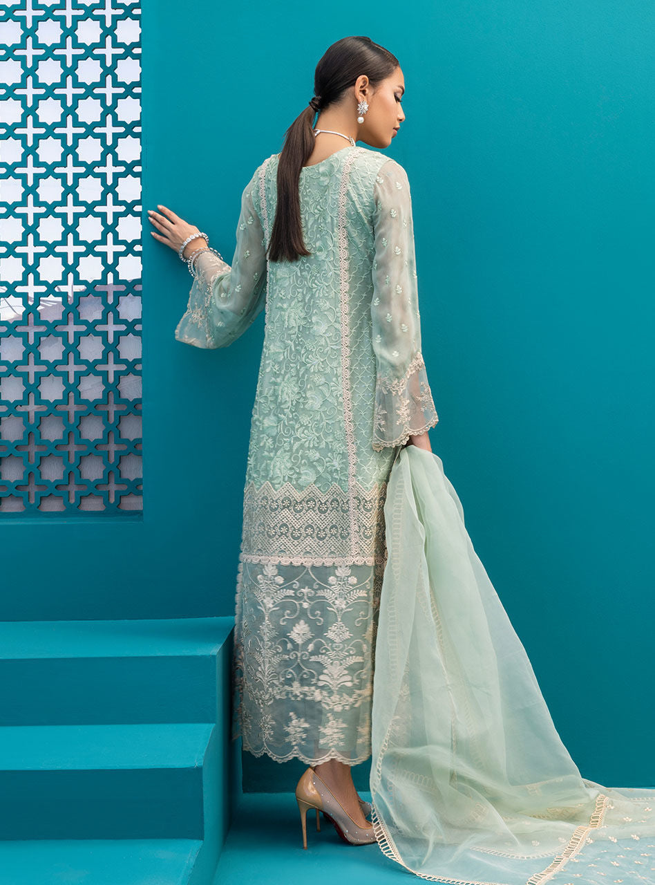 Zainab Chottani | Luxury Pret | MINTY GLOW by Zainab Chottani - Designer Dress - Type: Ladies Clothes - Available at Sana Yasir - 100% Original