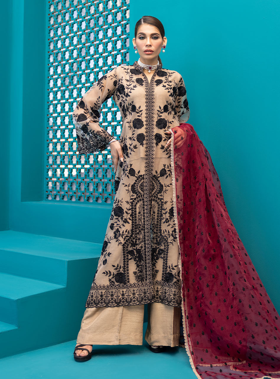 Zainab Chottani | Luxury Pret | COFFEE BLISS by Zainab Chottani - Designer Dress - Type: Ladies Clothes - Available at Sana Yasir - 100% Original