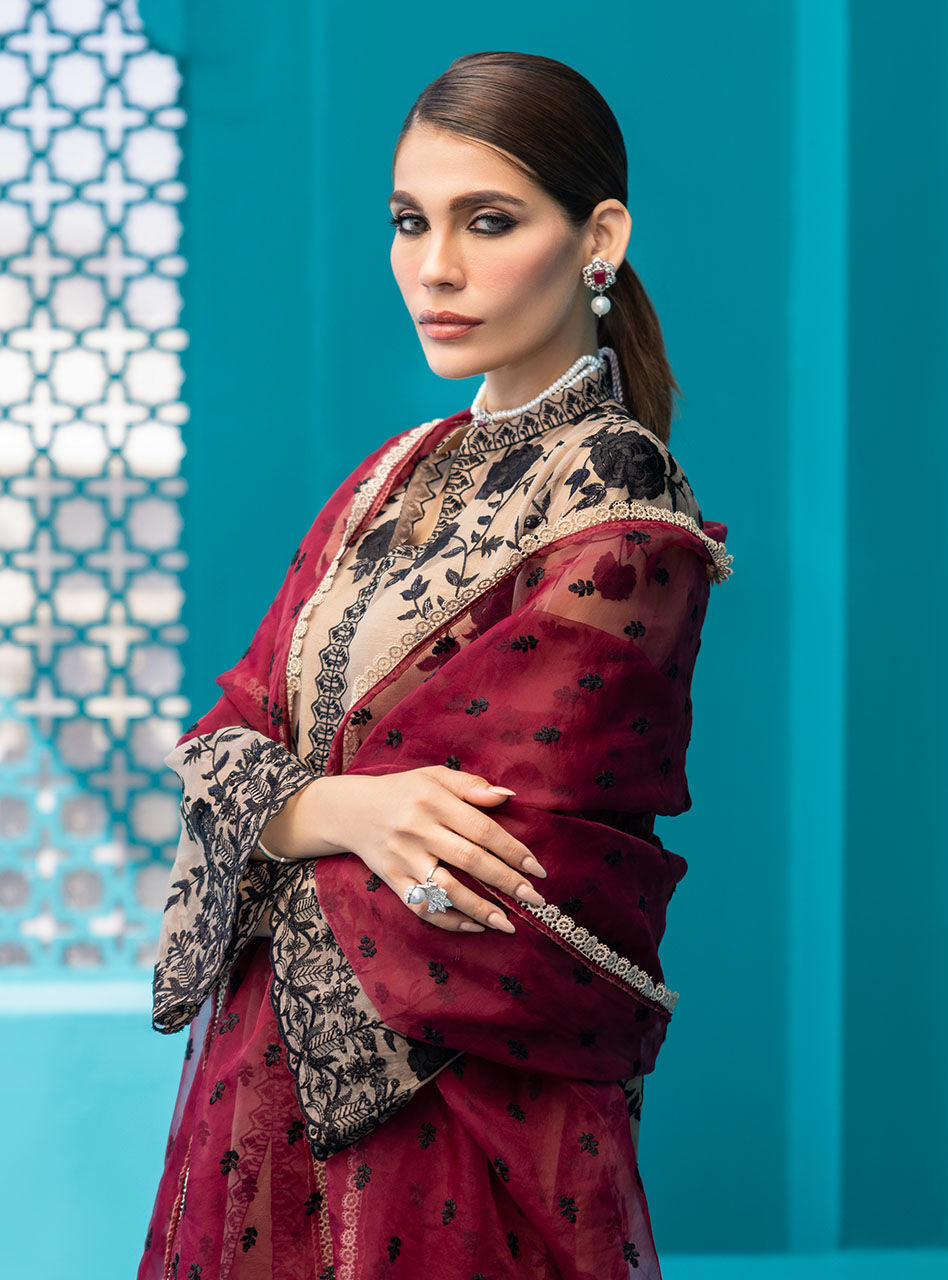 Zainab Chottani | Luxury Pret | COFFEE BLISS by Zainab Chottani - Designer Dress - Type: Ladies Clothes - Available at Sana Yasir - 100% Original