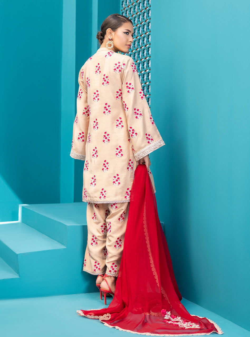 Zainab Chottani | Luxury Pret | SCARLET BLUSH by Zainab Chottani - Designer Dress - Type: Ladies Clothes - Available at Sana Yasir - 100% Original