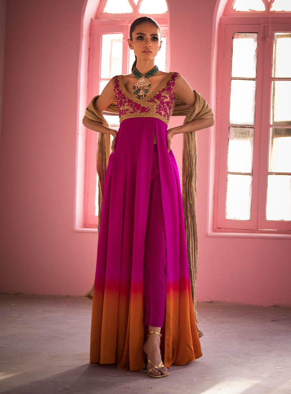 Zainab Chottani | Semi Formals | ROYALE GLAM by Zainab Chottani - Designer Dress - Type: Ladies Clothes - Available at Sana Yasir - 100% Original