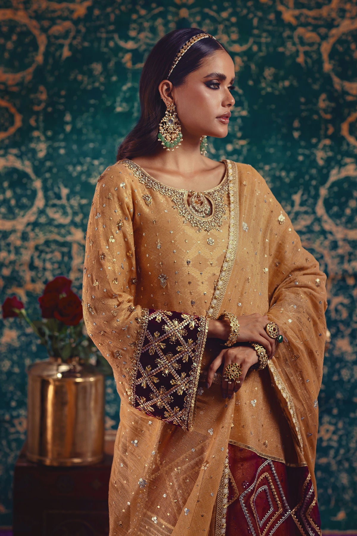 Annus Abrar | Mirha Winter Velour | Senara by Annus Abrar - Designer Dress - Type: Ladies Clothes - Available at Sana Yasir - 100% Original