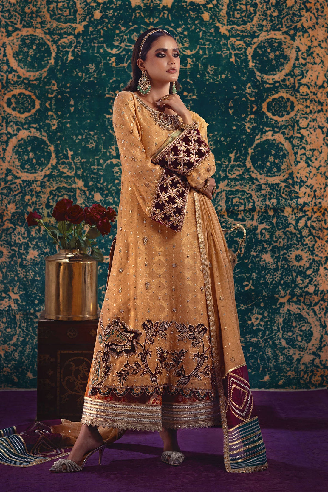 Annus Abrar | Mirha Winter Velour | Senara by Annus Abrar - Designer Dress - Type: Ladies Clothes - Available at Sana Yasir - 100% Original