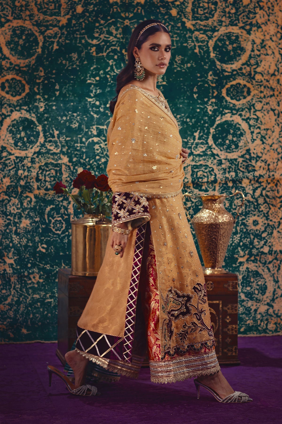 Annus Abrar | Mirha Winter Velour | Senara by Annus Abrar - Designer Dress - Type: Ladies Clothes - Available at Sana Yasir - 100% Original