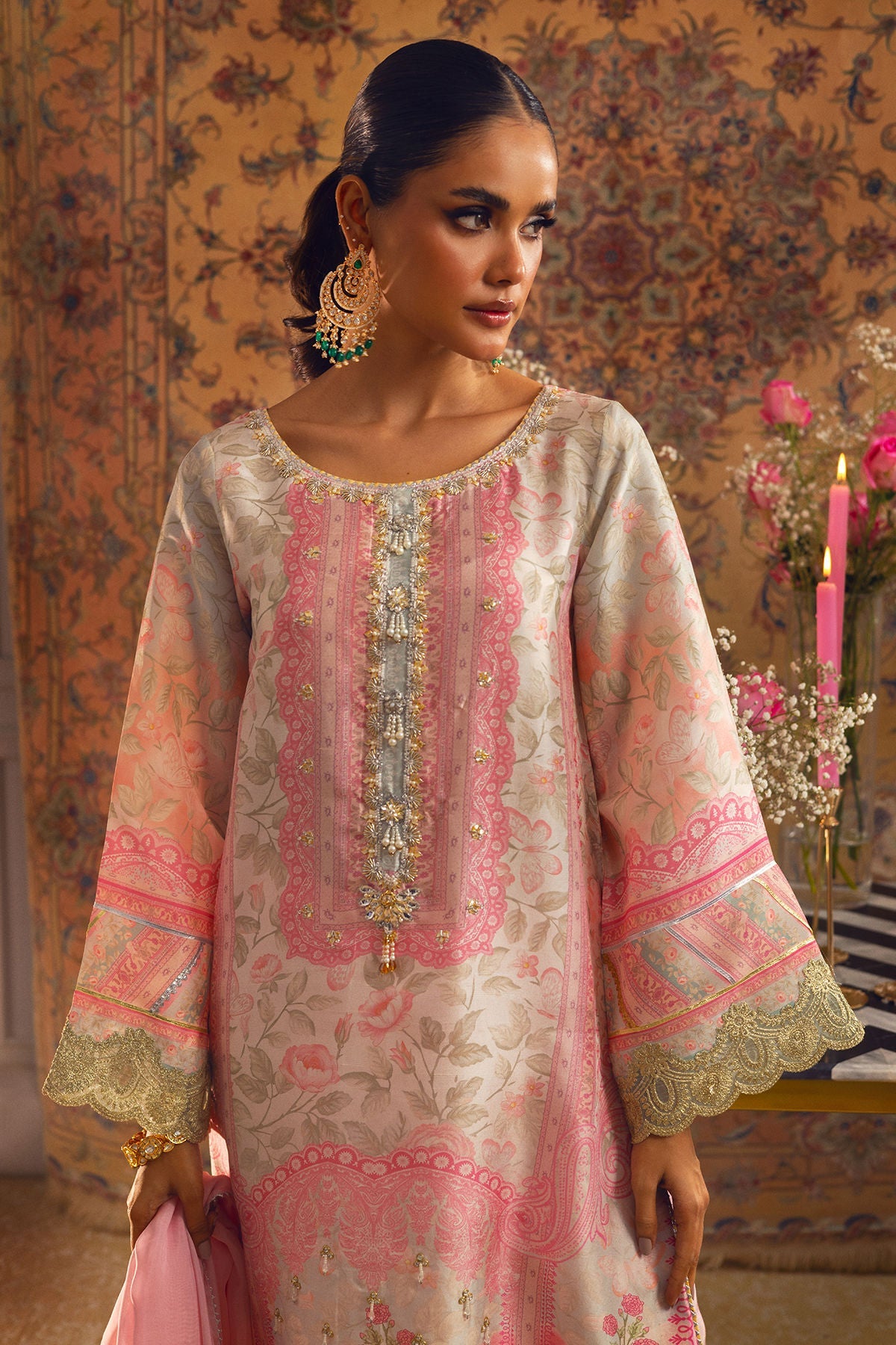 Annus Abrar | Lime Luxe Silk | Kira