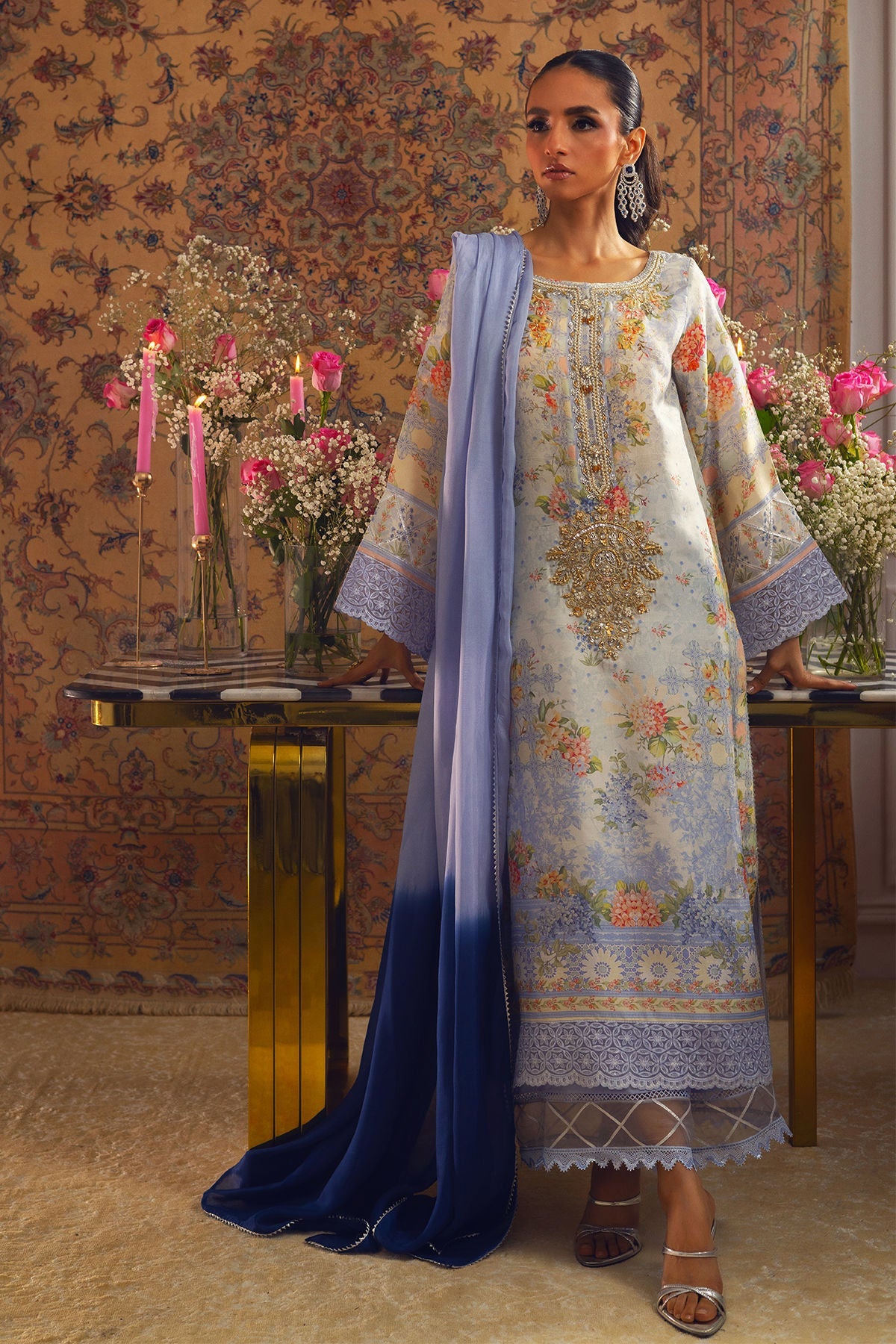 Annus Abrar | Lime Luxe Silk | Elmira
