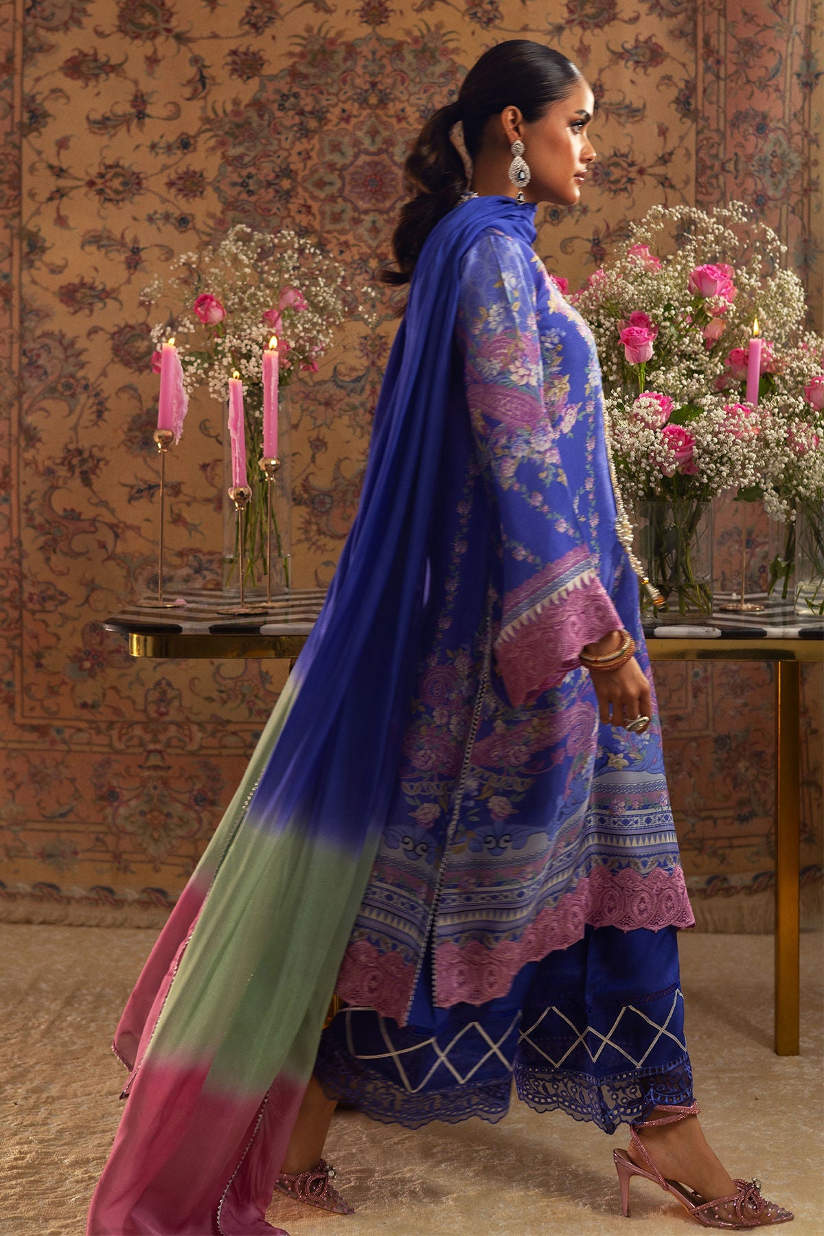 Annus Abrar | Lime Luxe Silk | Natalya