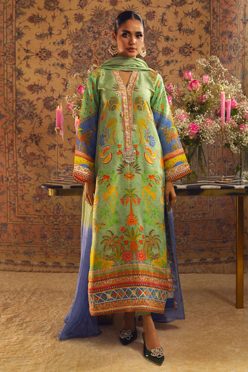Annus Abrar | Lime Luxe Silk | Limya