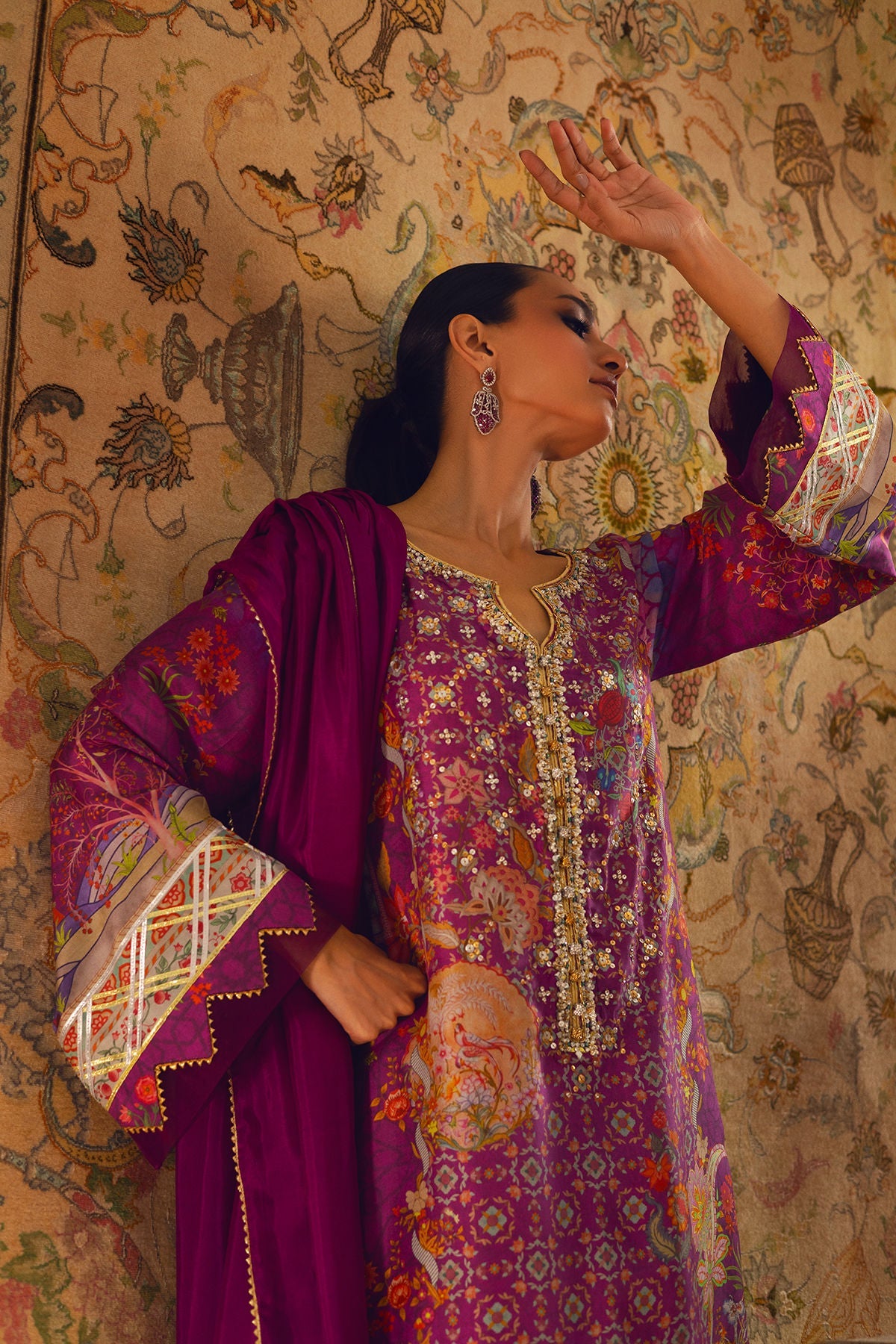 Annus Abrar | Lime Luxe Silk | Salomi