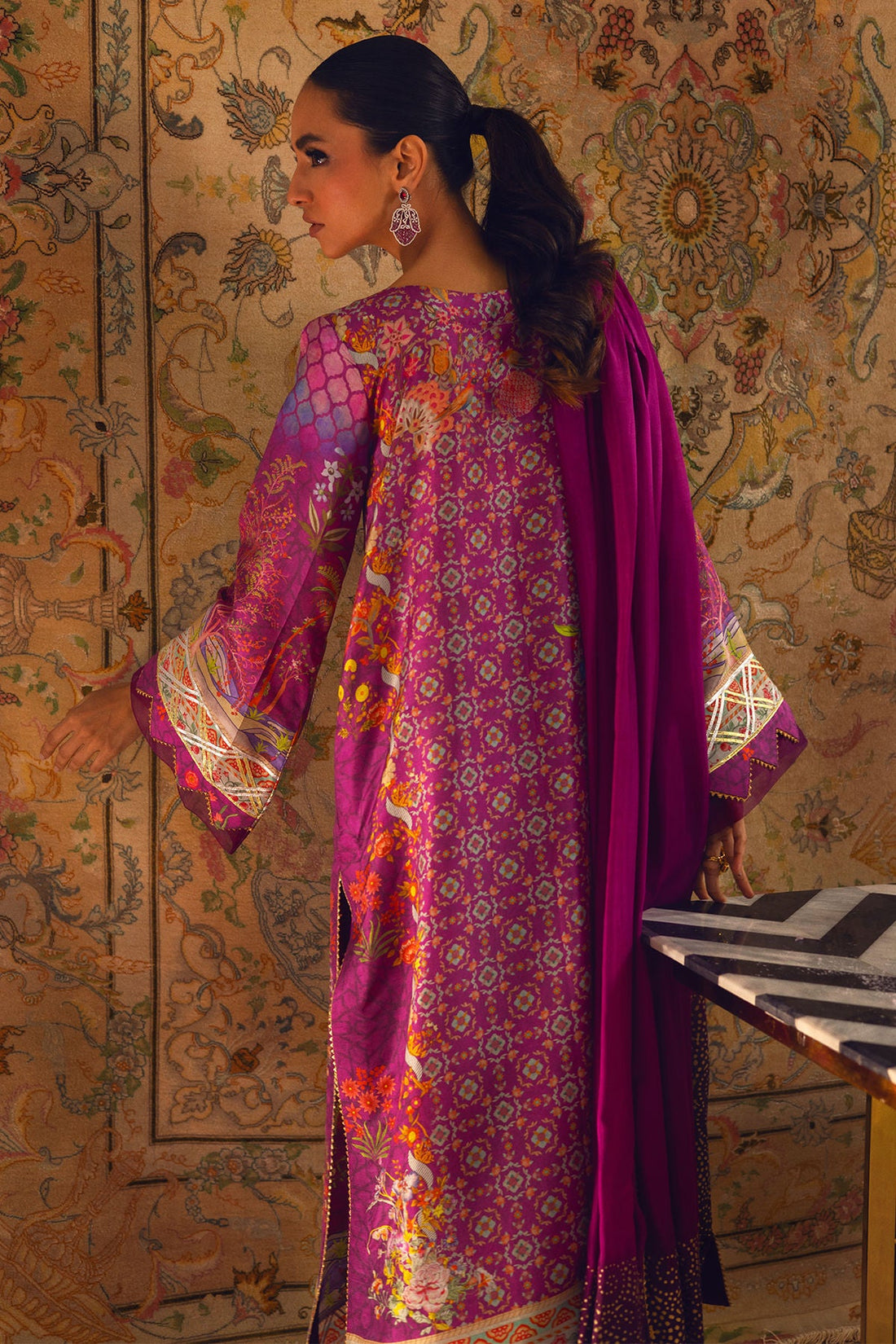 Annus Abrar | Lime Luxe Silk | Salomi