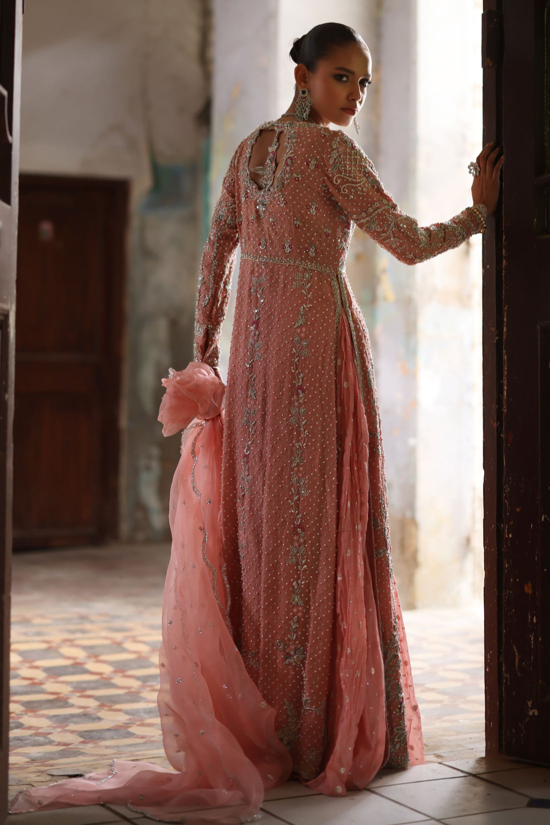 Mina Hasan | Formal Wedding Dresses | MHC-1094 by Mina Hasan - Designer Dress - Type: Ladies Clothes - Available at Sana Yasir - 100% Original