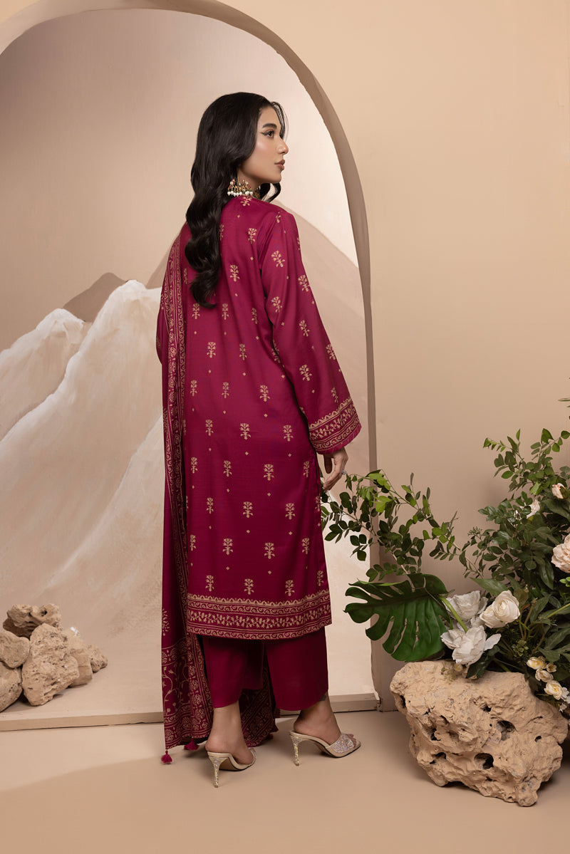 LSM | Winter Marina 24 | AFBRM-0025-P by LSM - Designer Dress - Type: Ladies Clothes - Available at Sana Yasir - 100% Original