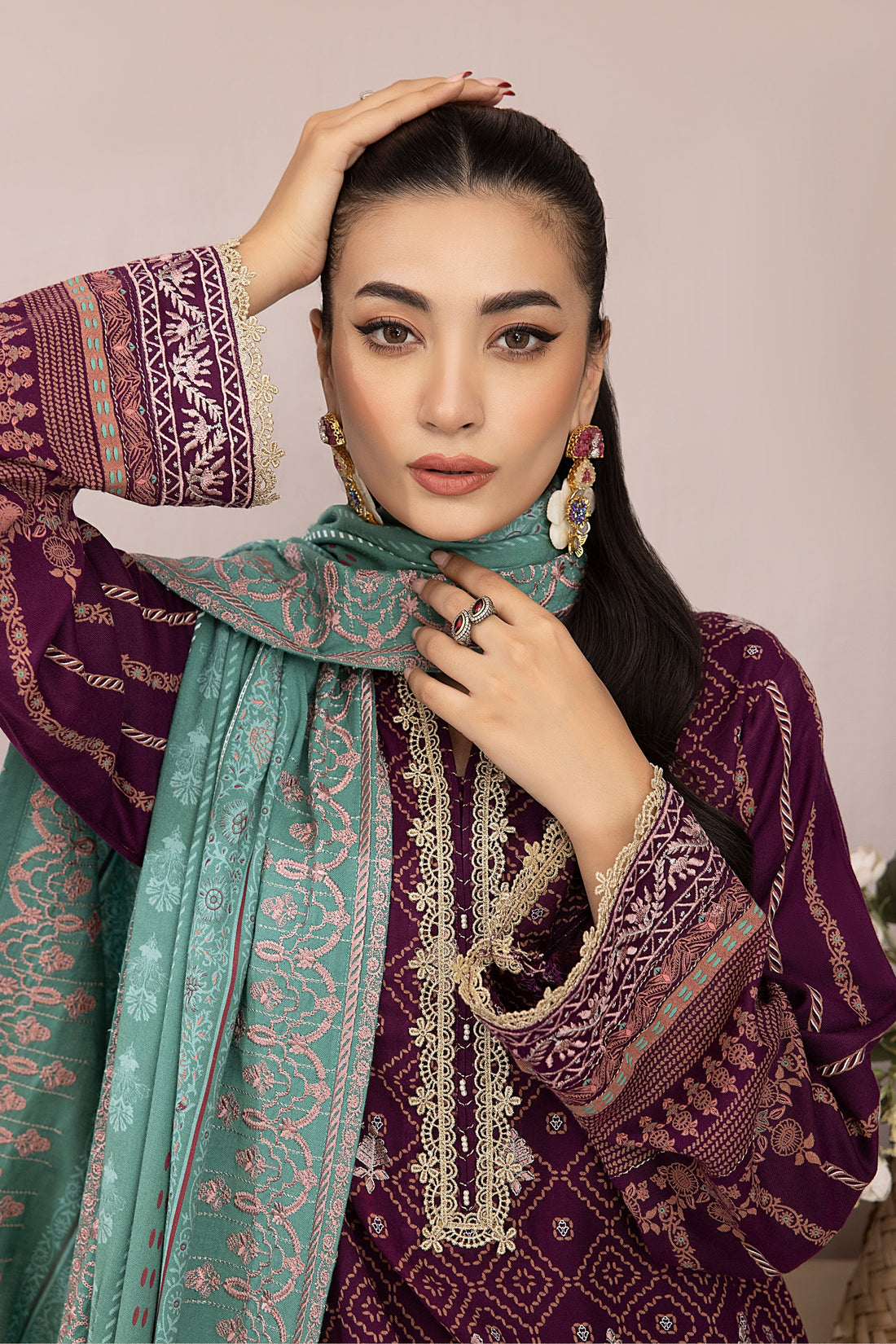 LSM | Winter Marina 24 | 0004 by LSM - Designer Dress - Type: Ladies Clothes - Available at Sana Yasir - 100% Original