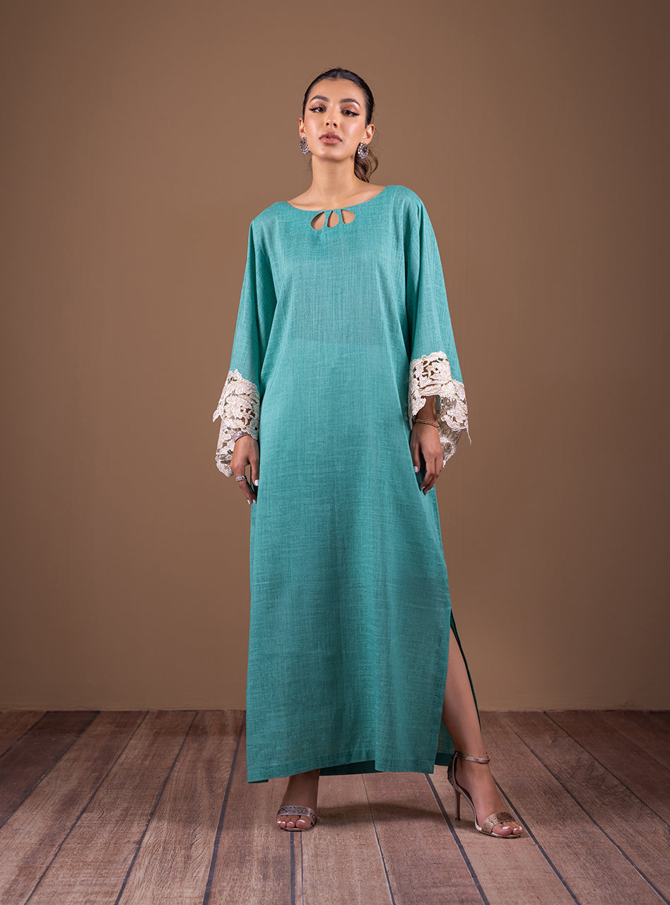 Zainab Chottani | Semi Formals | BLUE BLOSSOM by Zainab Chottani - Designer Dress - Type: Ladies Clothes - Available at Sana Yasir - 100% Original