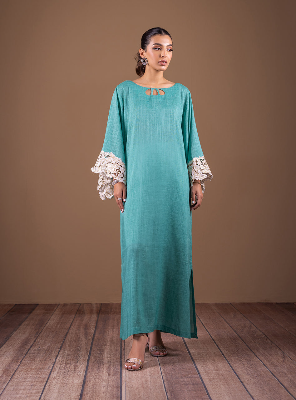 Zainab Chottani | Semi Formals | BLUE BLOSSOM by Zainab Chottani - Designer Dress - Type: Ladies Clothes - Available at Sana Yasir - 100% Original