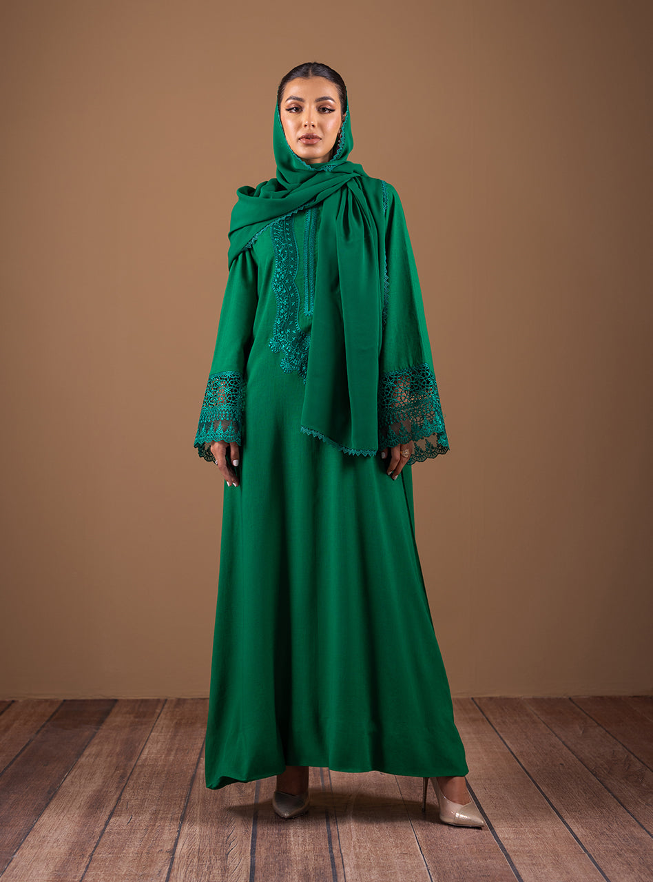 Zainab Chottani | Semi Formals | ETHEREAL EMERALD by Zainab Chottani - Designer Dress - Type: Ladies Clothes - Available at Sana Yasir - 100% Original