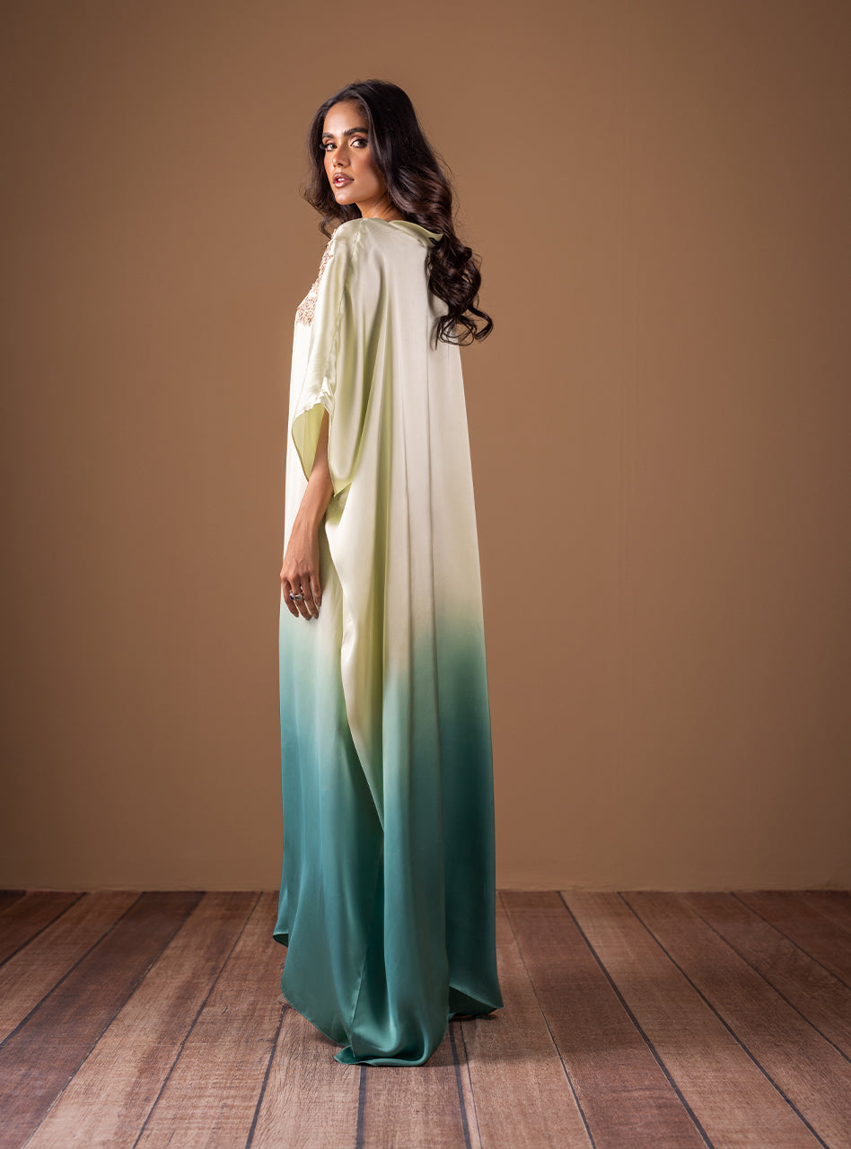Zainab Chottani | Semi Formals | AQUA FLAME by Zainab Chottani - Designer Dress - Type: Ladies Clothes - Available at Sana Yasir - 100% Original