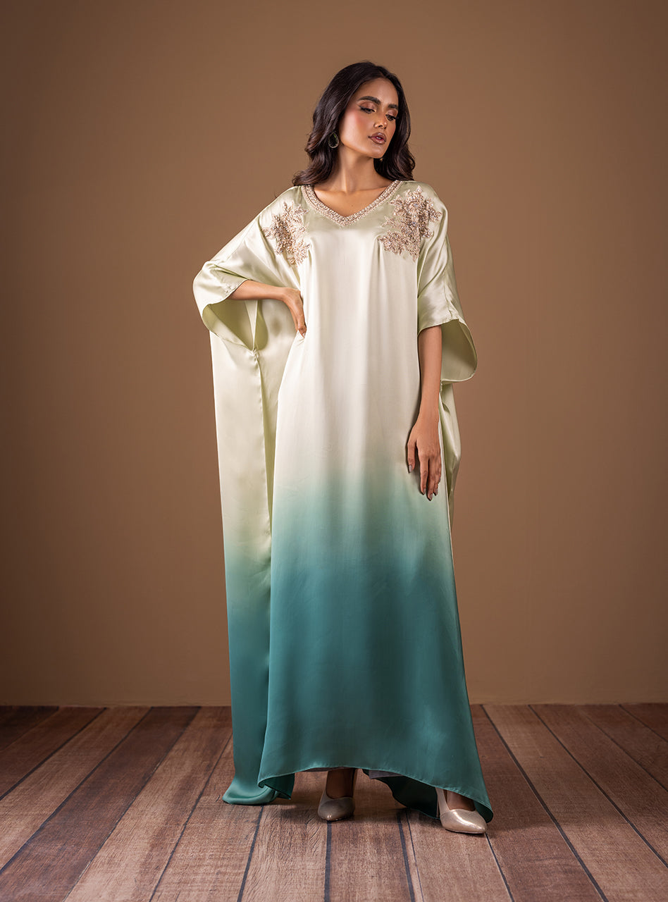 Zainab Chottani | Semi Formals | AQUA FLAME by Zainab Chottani - Designer Dress - Type: Ladies Clothes - Available at Sana Yasir - 100% Original