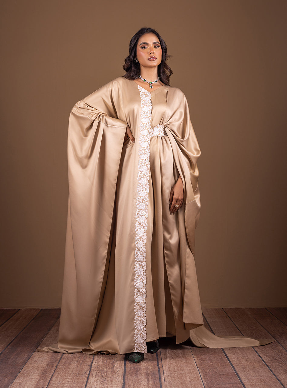 Zainab Chottani | Semi Formals | BUTTER VANILA FLAIR by Zainab Chottani - Designer Dress - Type: Ladies Clothes - Available at Sana Yasir - 100% Original