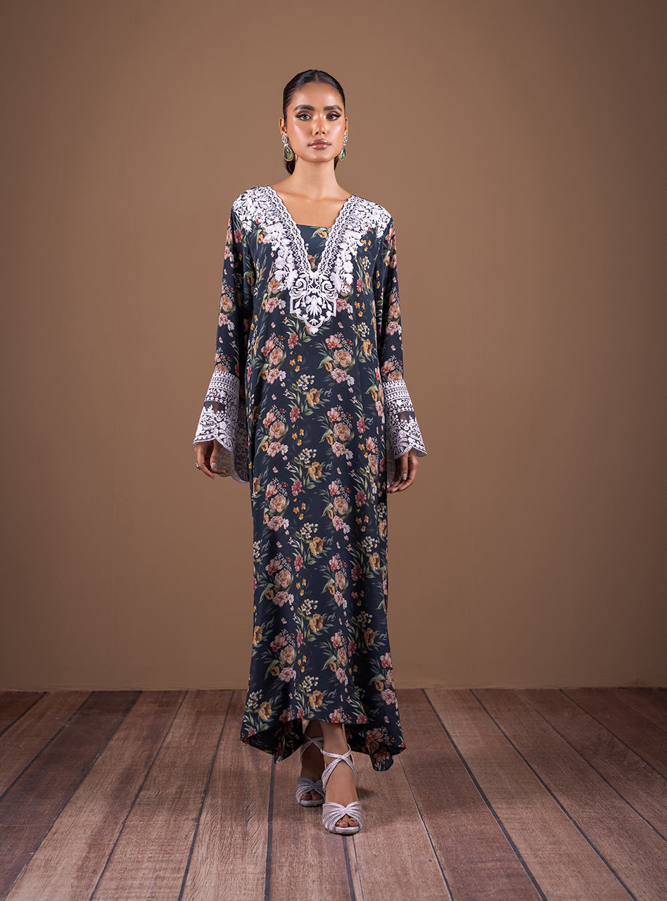 Zainab Chottani | Semi Formals | MIDNIGHT FLORAL by Zainab Chottani - Designer Dress - Type: Ladies Clothes - Available at Sana Yasir - 100% Original