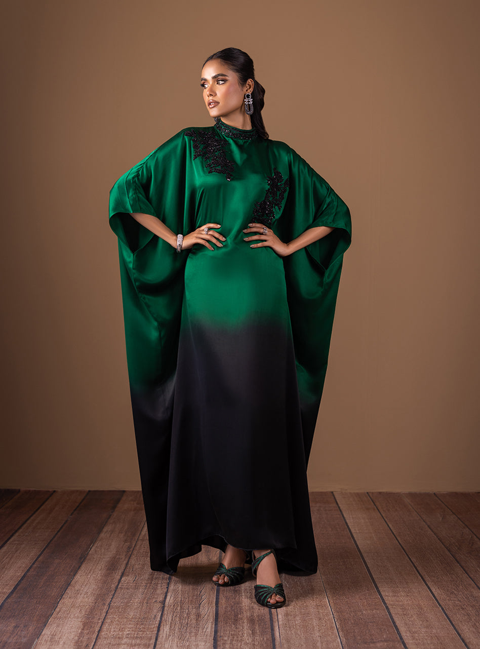 Zainab Chottani | Semi Formals | EMERALD FLAME by Zainab Chottani - Designer Dress - Type: Ladies Clothes - Available at Sana Yasir - 100% Original