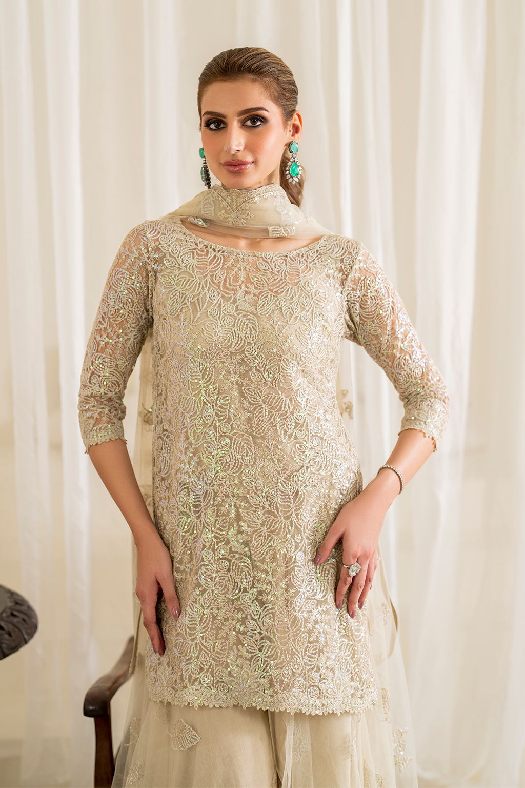 Iznik | Formal Wear | UE-295 by Iznik - Designer Dress - Type: Formal - Available at Sana Yasir - 100% Original