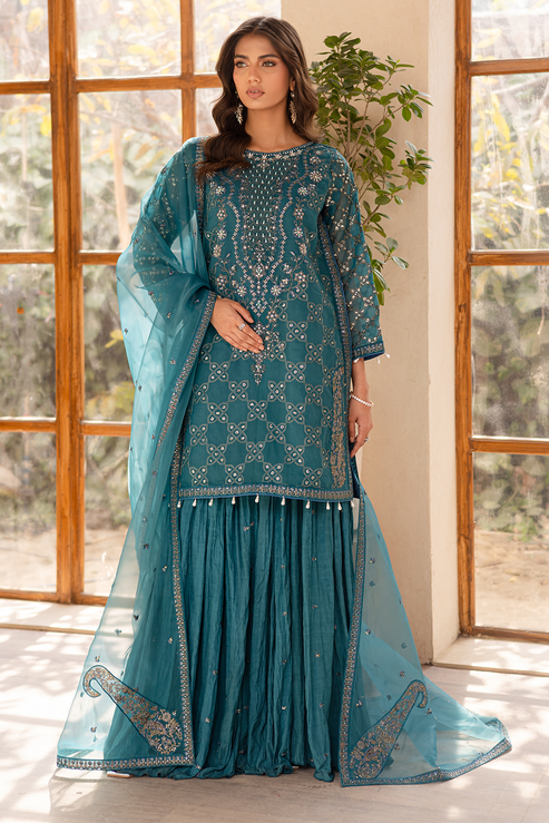 Emaan Adeel | Noore Festive Formals | MEHRIN by Emaan Adeel - Designer Dress - Type: Ladies Clothes - Available at Sana Yasir - 100% Original