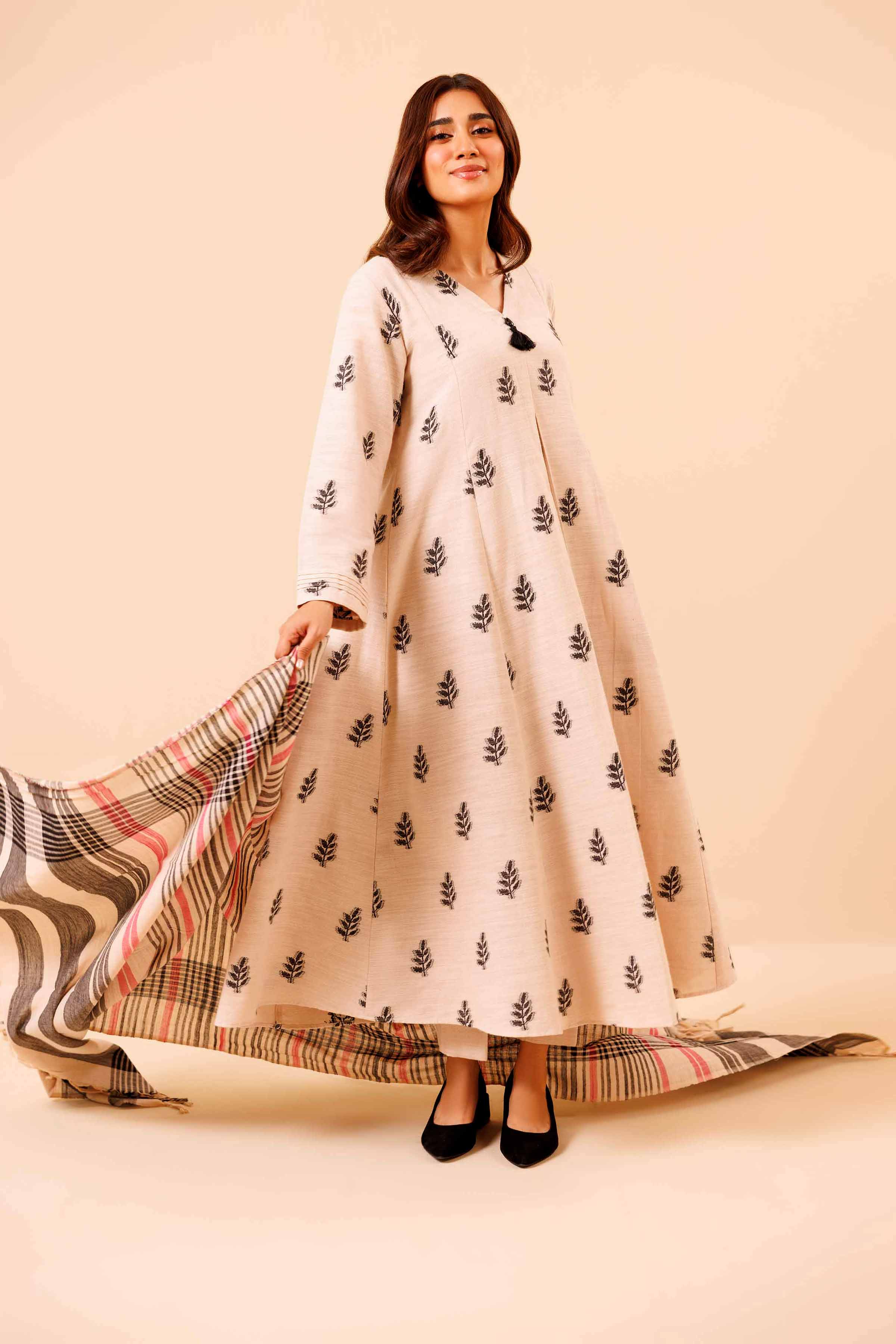 Nishat Linen | Naqsh Winter 2024 | Suit - 42404346 by Nishat Linen - Designer Dress - Type: Ladies Clothes - Available at Sana Yasir - 100% Original