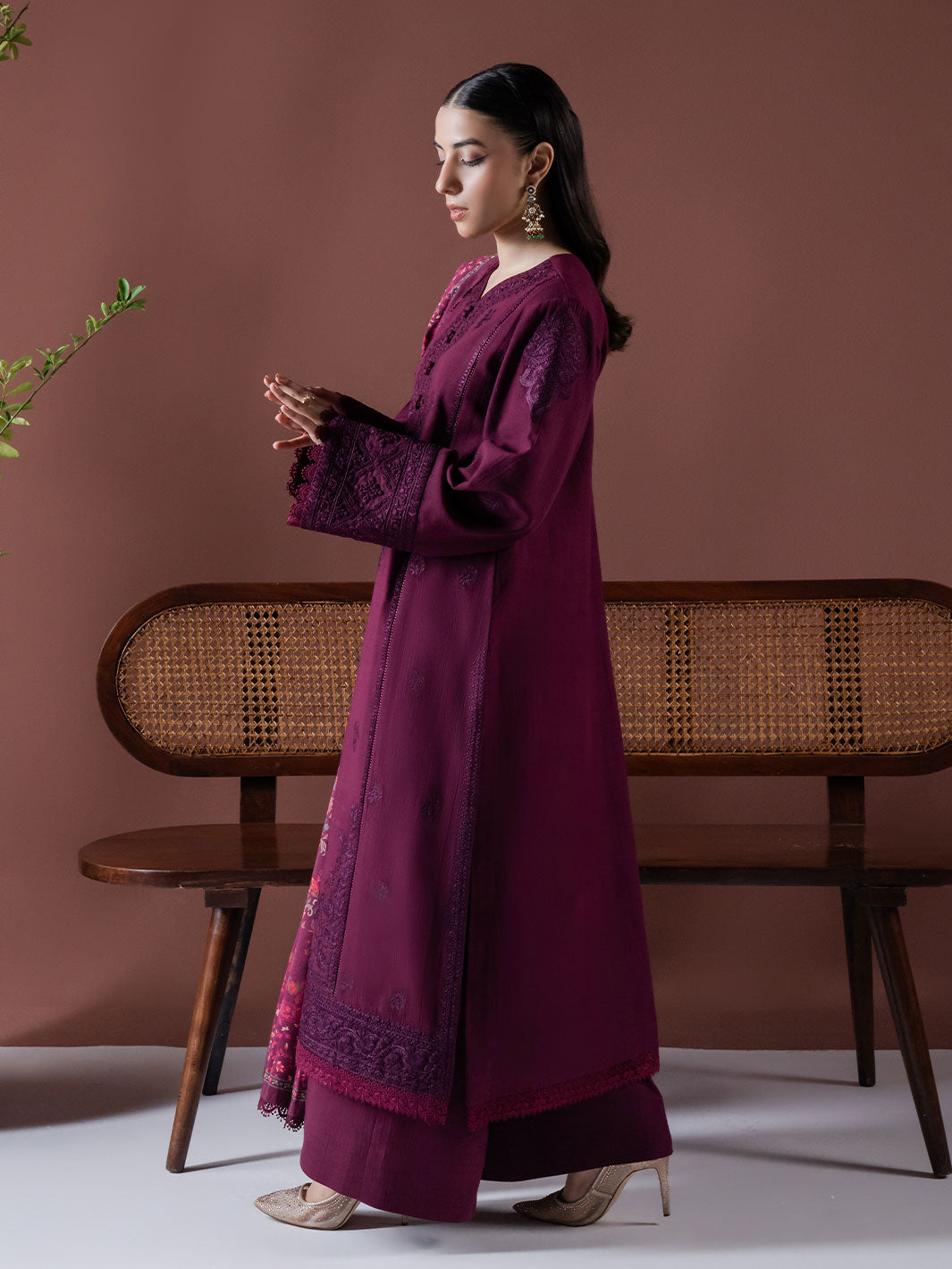 Faiza Faisal | Winter Edit 2024 | EMBER by Faiza Faisal - Designer Dress - Type: Ladies Clothes - Available at Sana Yasir - 100% Original