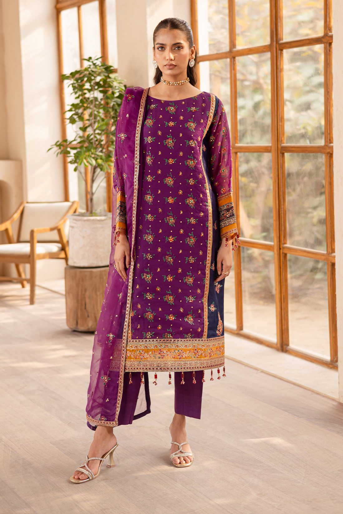 Emaan Adeel | Noore Festive Formals | NAYERA by Emaan Adeel - Designer Dress - Type: Ladies Clothes - Available at Sana Yasir - 100% Original